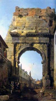 卡納萊托 Rome, The Arch of Titus